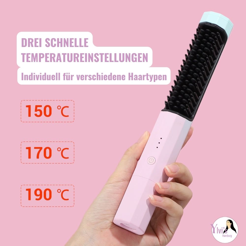 HaarMony 3 in 1 Frizz Remover - Professionelle Glättungsbürste