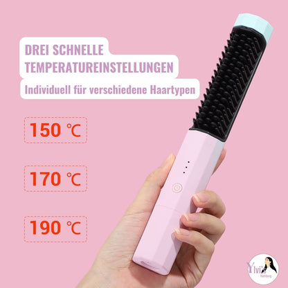 HaarMony 3 in 1 Frizz Remover - Professionelle Glättungsbürste